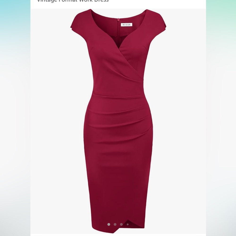 Wine Muxxn cocktail dress